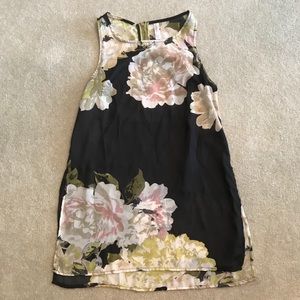 Xhilaration Floral Blouse Tank
